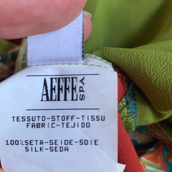 Jean PAUL GAULTIER CLASSIQUE Vintage Retro 90’s Silk Abstract/Floral Maxi Dress - Picture 8 of 15